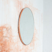 Orbis™ Round Minimalist Bespoke Mirror with Copper Frame