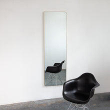 Oversized Quadris™ Wall leaning and Wall Hanging Rectangular Mirror, Brass Frame