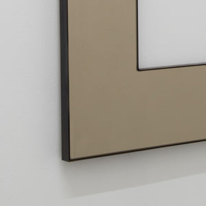 Original Contemporary Back-Illuminated Bronze Tinted Square Donut™ Mirror