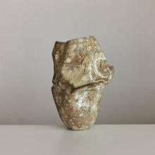 Medium Collapsed Crumpled Form with Desert Dusk Glaze, Vessel N.127, Interior Sculpture, Objet D'Art
