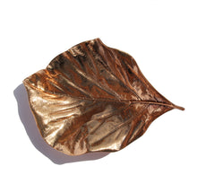 Medium Handcast Bronze Decorative Sculptural Leaf