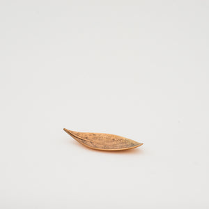 Cast Bronze Leaf Decorative Handmade Tray Vide-poche, Small