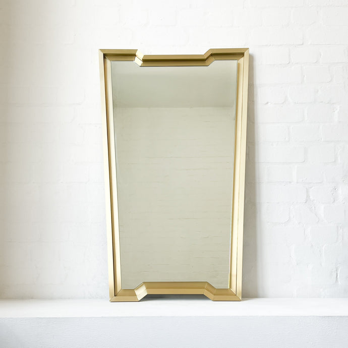NEW Toledo Vintage Inspired Mirror with Brass Full Frame