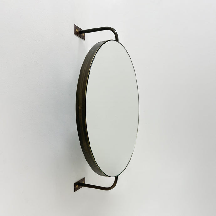 Vorso™ Rotating Mirror with Bronze Patina Frame Finish
