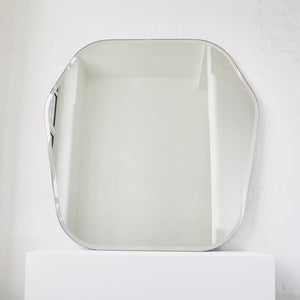 NEW Gaudia™ Overmantel Hexagonal Bevelled Mirror with a Handcrafted Bronze Patina Frame