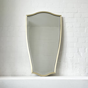 New Vintage N.7  Mirror with a Bevel and a Brass Full Frame