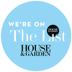 We are now on The List by House & Garden Magazine