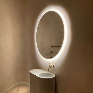 Personalised Orbis Back Illuminated Bathroom Mirror