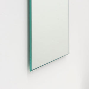 In Stock Arcus™ Arch shaped Black Tinted Contemporary Frameless Mirror with Floating Effect