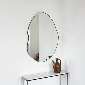 Freefom Organic Mirror with Minimalist Black Frame - A