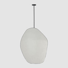 NEW Ceiling Suspended Freeform Mirror with Minimalist Black Frame