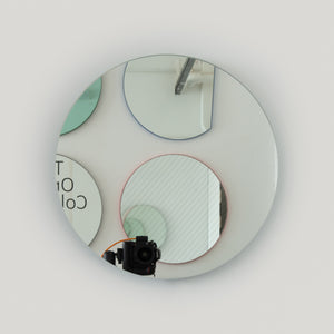 Orbis™ Minimalist Round Frameless Mirror with Floating Effect