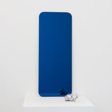 In Stock Quadris™ Blue Tinted Rectangular shaped Minimalist Frameless Mirror