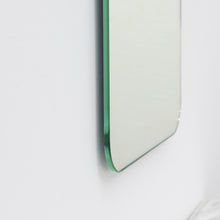 In Stock Quadris™ Rectangular Black Tinted Minimalist Frameless Mirror with Floating Effect