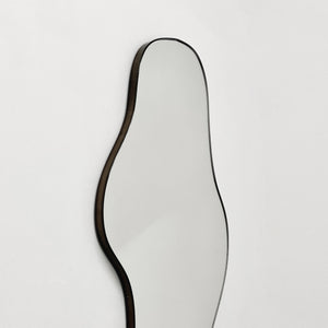 Bapa™ Irregular shaped Organic Mirror with a Bronze Patina Frame
