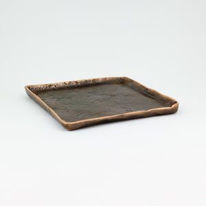 Handmade Cast Bronze Trinket Tray Inspired by Wabi-Sabi