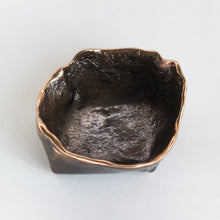 Wabi Sabi small Hand Cast Bronze Decorative Bowl, Vide-Poche