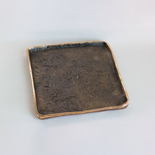 Small Handmade Cast Bronze Trinket Tray Inspired by Wabi-Sabi