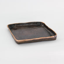 Small Handmade Cast Bronze Trinket Tray Inspired by Wabi-Sabi