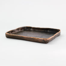 Small Handmade Cast Bronze Trinket Tray Inspired by Wabi-Sabi