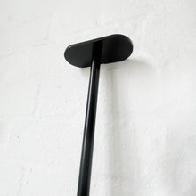 NEW Capsula™ Ceiling Suspended Illuminated Mirror with Contemporary Black Full Frame
