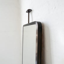 NEW Ceiling Suspended Quadris Rectangular Mirror with Mitred Bronze Patina Full Frame