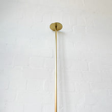 NEW Orbis™ Countertop to Ceiling Round Mirror with Brass Frame