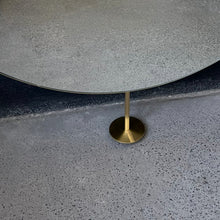 NEW Orbis™ Countertop to Ceiling Round Mirror with Brass Frame