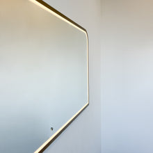 NEW Front Illuminated Landscape Oversized Rectangular Mirror with Mitred Full Frame