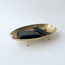 Cast Brass Long Bowl with Legs
