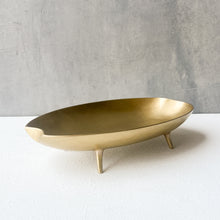 Cast Brass Long Bowl with Legs