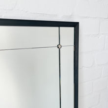 NEW Quadris™ Rectangular Multi-Panelled Mirror with Blackened Metal Frame