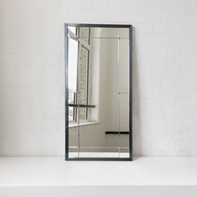 NEW Quadris™ Rectangular Multi-Panelled Mirror with Blackened Metal Frame