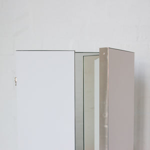 NEW Triptych Countertop Mirror with Minimalist Nickel Plated Frame