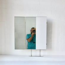 NEW Triptych Countertop Mirror with Minimalist Nickel Plated Frame