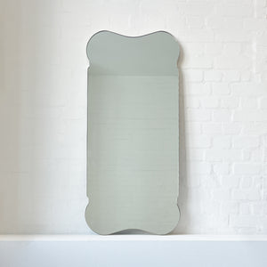NEW Mid-century Freeform Mirror with Brass Frame - AP Vintage Series Five