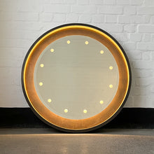 Special edition Orbis™ Round Mirror with Brass Frame, Bevel and Bespoke Illumination