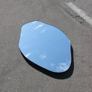 NEW Freefom Organic Mirror with Minimalist Bronze Patina Frame - B