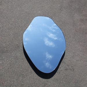 NEW Freefom Organic Mirror with Minimalist Bronze Patina Frame - B