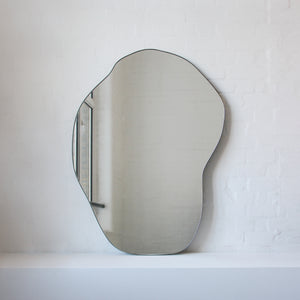 NEW Freefom Organic Mirror with Handcrafted Bronze Patina Frame - C
