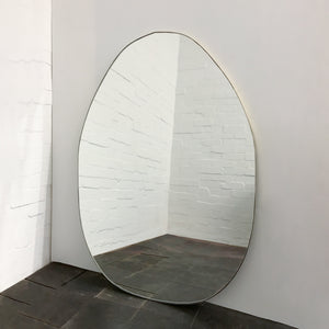 Nuva™ Organic Shaped Frameless Modern Mirror, Oversized