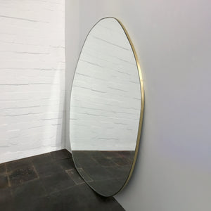 Nuva™ Organic Shaped Frameless Modern Mirror, Oversized
