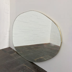 Nuva™ Organic Shaped Frameless Modern Mirror, Oversized