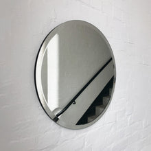 Elegant Orbis™ Round Bevelled Frameless Mirror with Velvet Backing