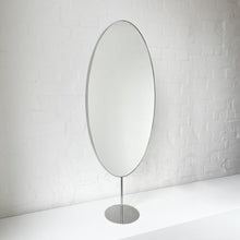 NEW Ovalis™ Countertop Mirrors with Contemporary Stainless Steel Frame