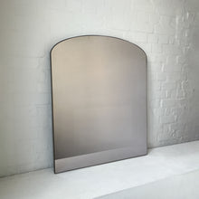 NEW Arcus™ Overmantel Arched Mirror with Bronze Patina Brass Frame