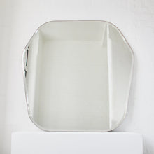 Overmantel Hexagonal Bevelled Mirror with a Handcrafted Bronze Patina Frame