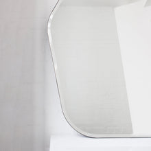 Gaudia™ Overmantel Hexagonal Bevelled Mirror with a Handcrafted Bronze Patina Frame