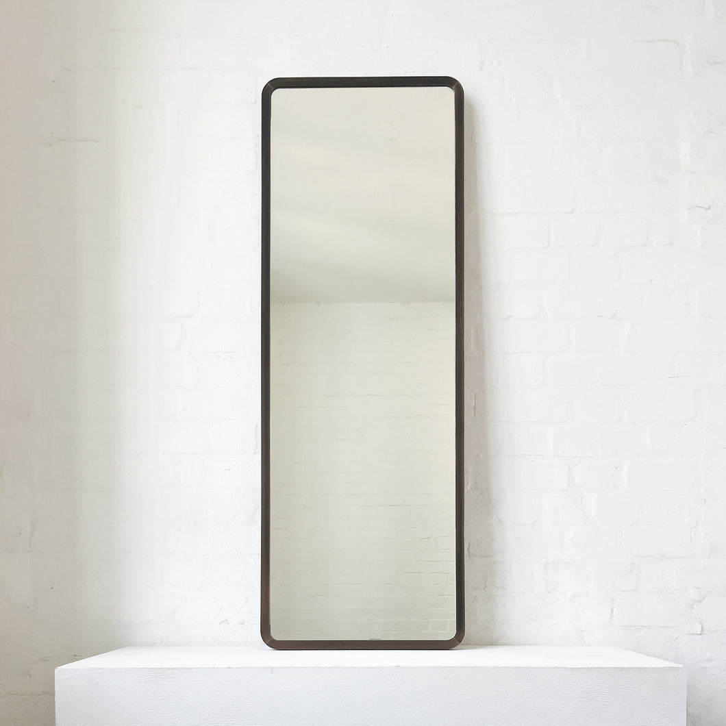 NEW Quadris™ Rectangular Long Mirror with Bronze Patina Mitred Full Frame