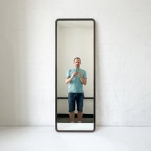 NEW Quadris™ Rectangular Long Mirror with Bronze Patina Mitred Full Frame